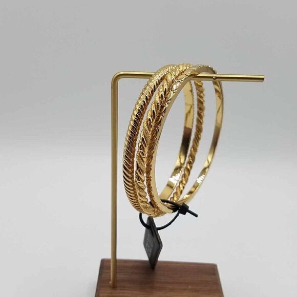 J Crew Trio of Bangle Bracelets NWT!  NEW! - Picture 2 of 6